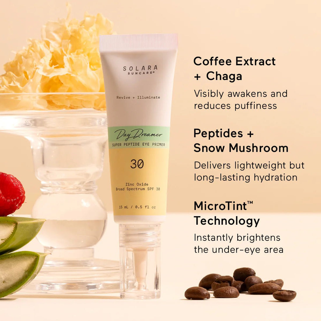 Day Dreamer Super Peptide Eye Primer, SPF 30 Solara Suncare