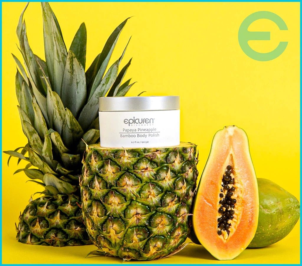 Bamboo Body Polish - Papaya Pineapple Epicuren Discovery