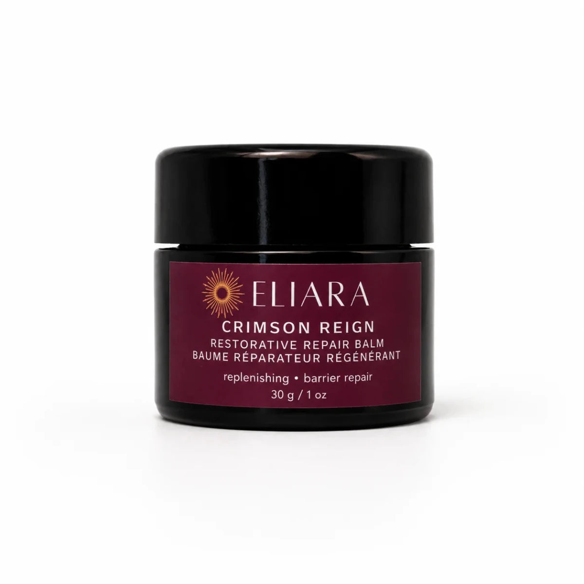 Eliara Crimson Reign Restorative Repair Balm jar on a white background