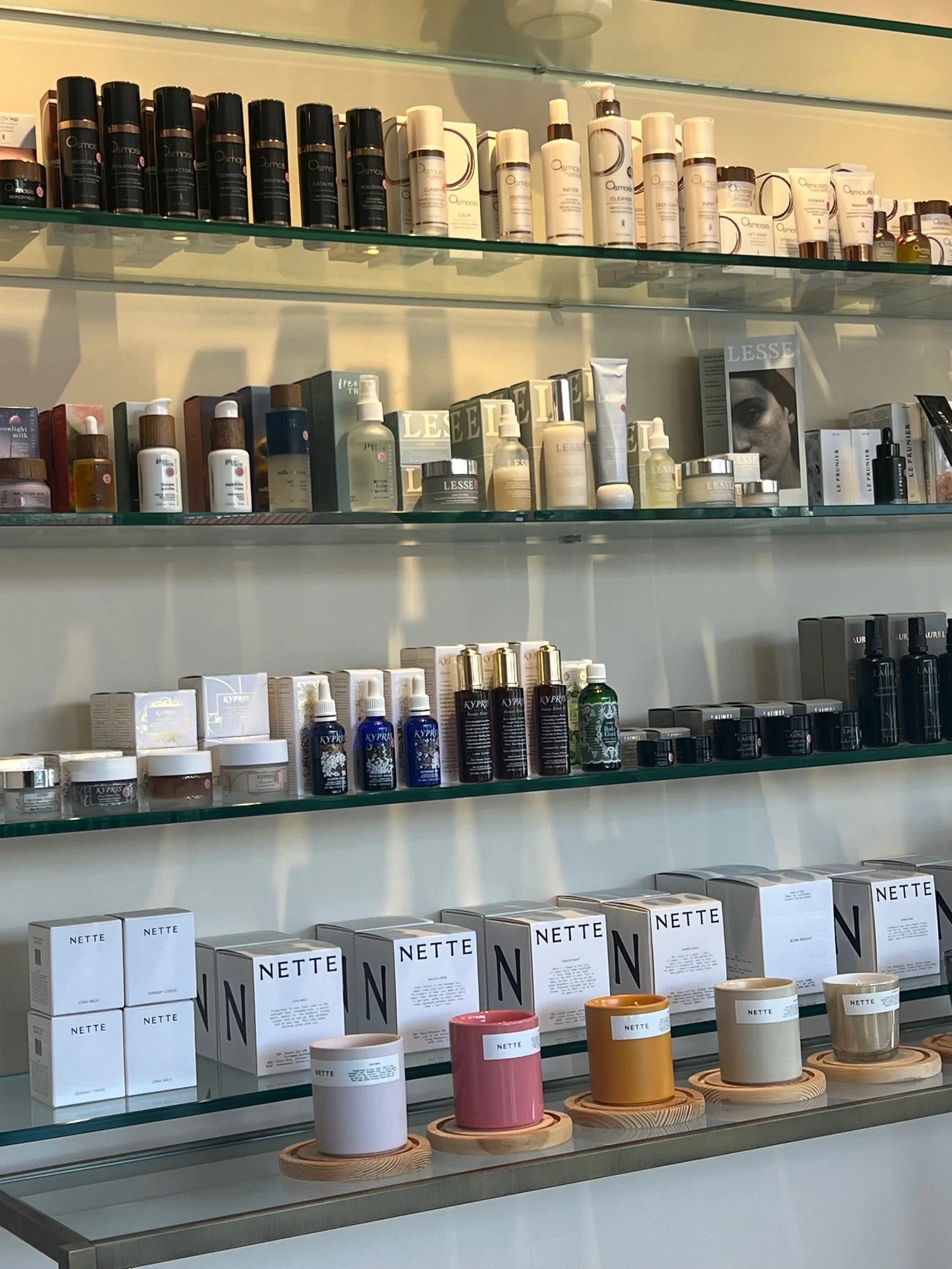 sonder clean beauty products on shelf
