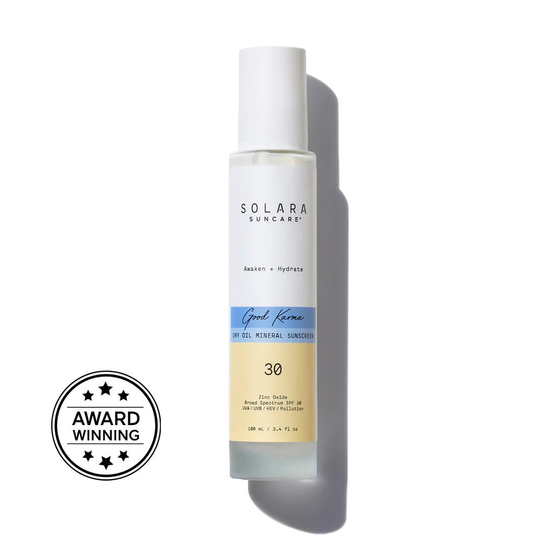 Good Karma Energizing Body Oil Sunscreen SPF 30 Solara Suncare