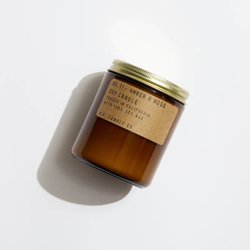 Amber &amp; Moss Soy Candle