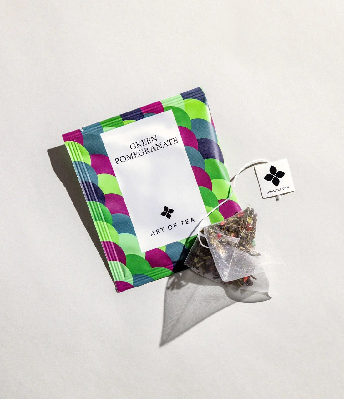 Green Pomegranate Eco Teabag Sachets - Art Of Tea