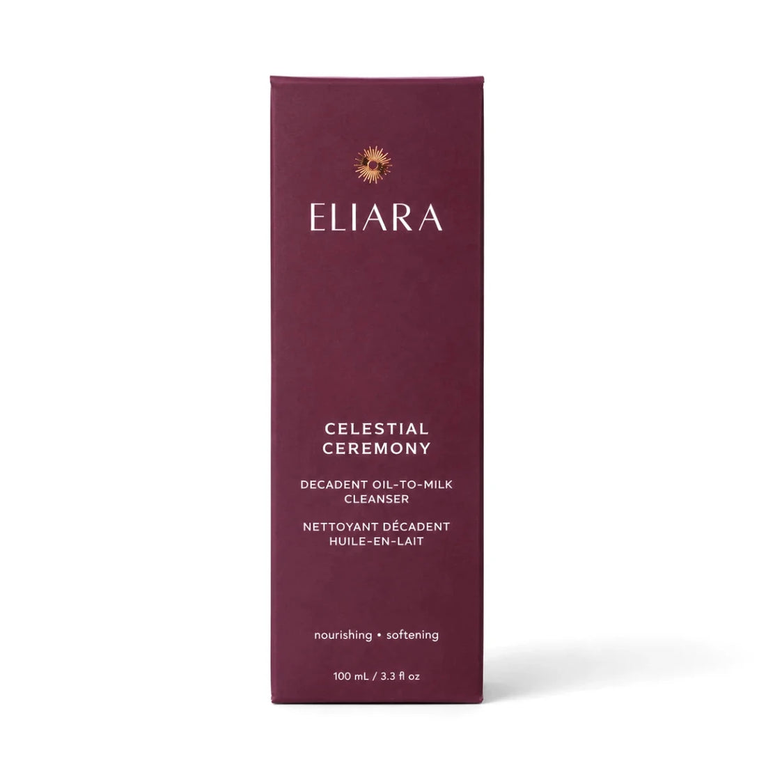 Eliara Celestial Ceremony skincare product packaging on a white background