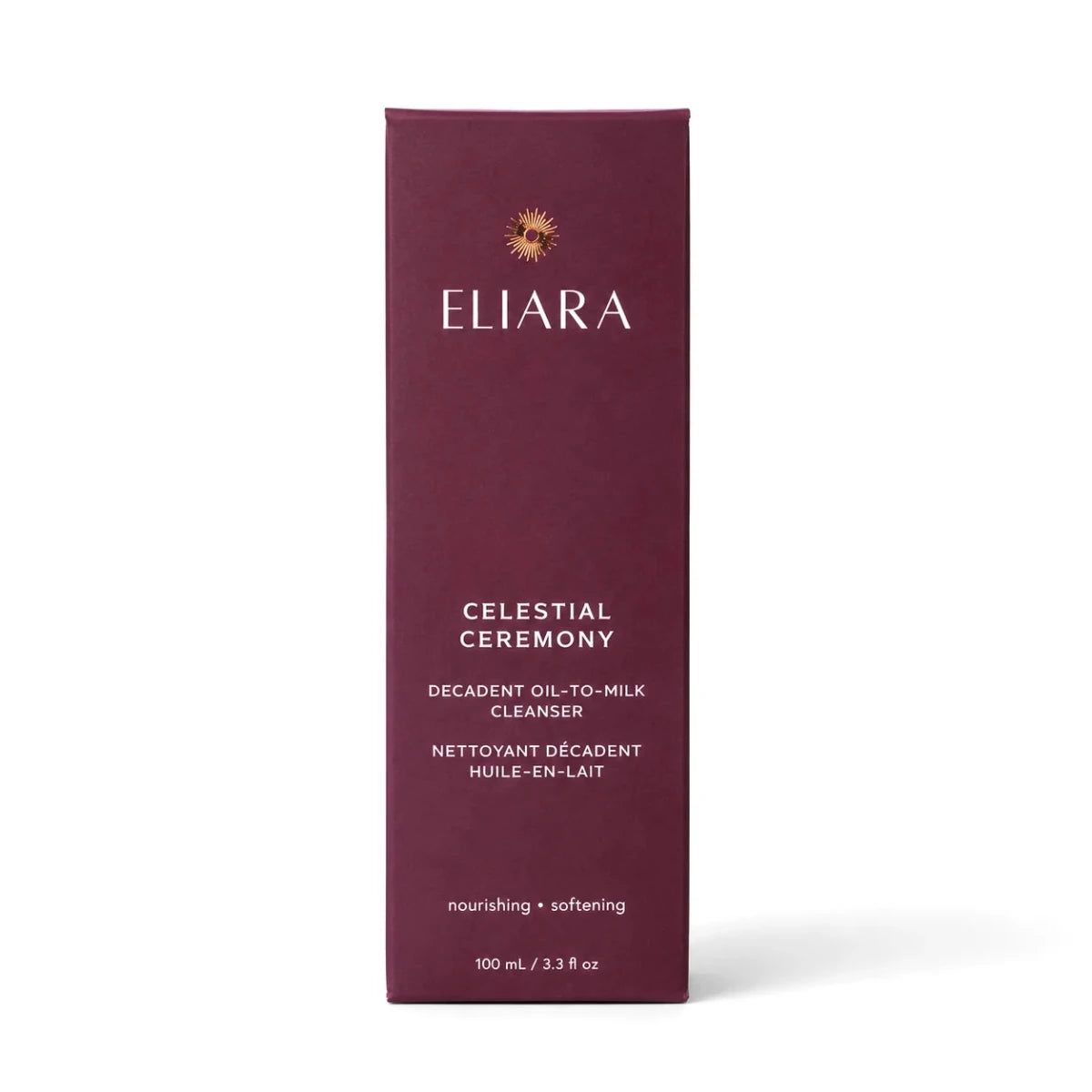 Eliara Celestial Ceremony skincare product packaging on a white background