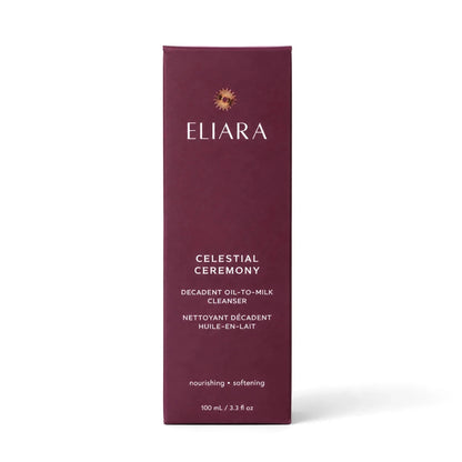 Eliara Celestial Ceremony skincare product packaging on a white background
